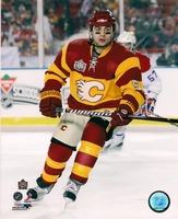 MARK GIORDANO Signed Calgary Flames 2011 NHL HERITAGE CLASSIC 8 X