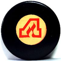 Vintage Buffalo Sabres “Goat Head” Logo Puck. NHL Official Size
